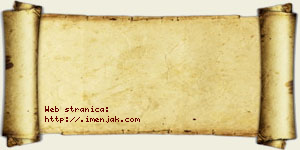 Isak Kujović vizit kartica