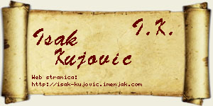 Isak Kujović vizit kartica